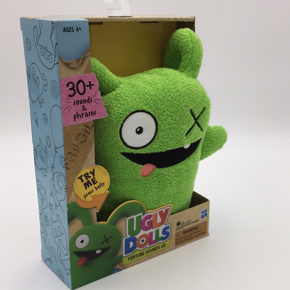 Ugly Dolls Feature Sounds Ox Talking Plush Stuffed Toy Green 30+ Sounds … - Picture 3 of 7